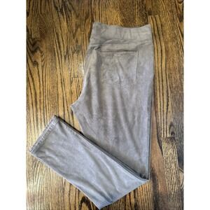 NYDJ Leggings Pants Sz 16 Suede Lift Tuck Straight‎ Leg Stretchy Back Pocket